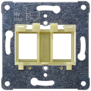   Siemens 5TG2081 tartólemez, 2 férőhely, modular jack-hez, sárga, DELTA i-system