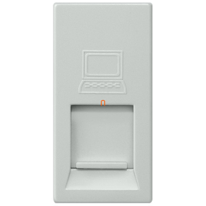   Siemens 5TG9874-2TW moduláris 1xRJ45 Cat.5 aljzat, titánfehér (RAL9010), DELTA m-system