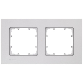   Siemens 5TG1112-1 2-es keret, alumínium (RAL9006), DELTA miro