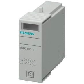  Siemens 5SD7468-1 túlfeszültség levezető betét, type 2 L-N, class C, UC 350V 1-pólus