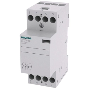   Siemens 5TT5830-0 moduláris kontaktor, 25A/400VAC, 4NO, 230VAC tekercs