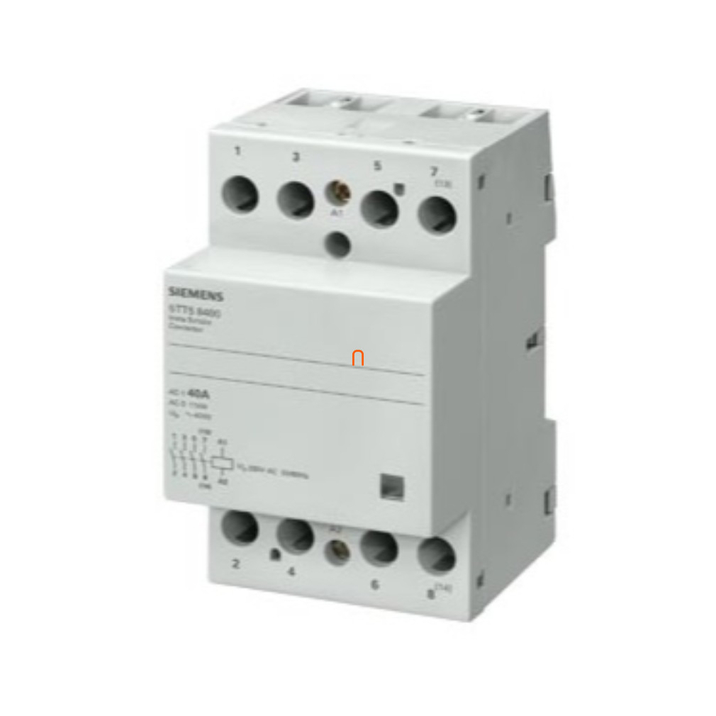 Siemens 5TT5840-0 moduláris kontaktor, 40A/400VAC, 4NO, 230VAC tekercs