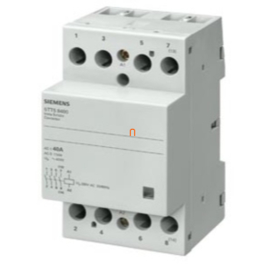   Siemens 5TT5840-0 moduláris kontaktor, 40A/400VAC, 4NO, 230VAC tekercs