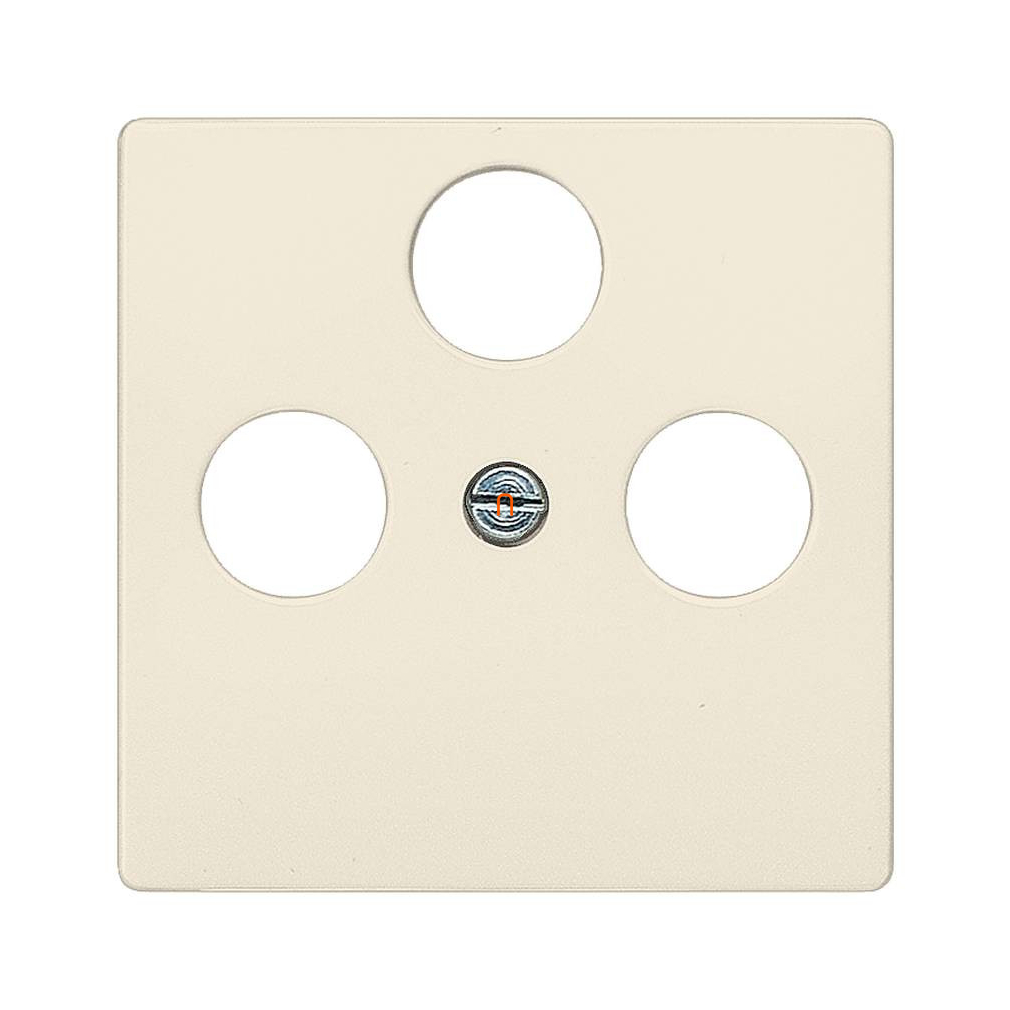 Siemens 5TG2528-2 antenna fedlap, 3 nyílás, krémfehér (RAL1013), DELTA i-system