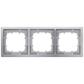 Siemens 5TG1323-1 3-as keret, platina (RAL9007), DELTA style