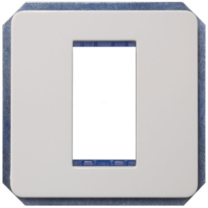   Siemens 5TG1391 tartókeret, 1 modul, titánfehér (RAL9010) 68x68mm, DELTA style