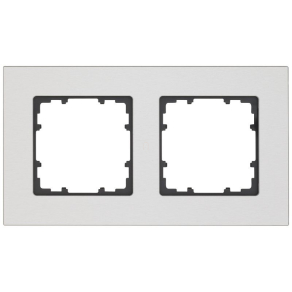 Siemens 5TG1122-0 2-es keret, natúr alumínium, DELTA Miro