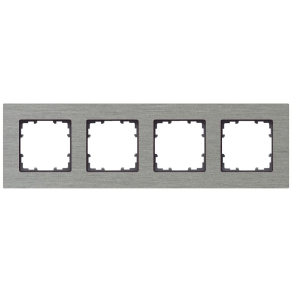 Siemens 5TG1124-0 4-es keret, natúr alumínium, DELTA Miro