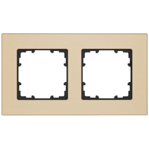   Siemens 5TG1122-3 2-es keret, oxidsárga alumínium, DELTA i-system