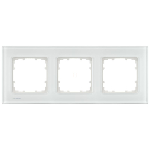 Siemens 5TG1203-1 3-as keret, üveg, fehér, DELTA miro