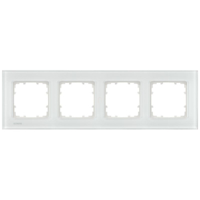 Siemens 5TG1204-1 4-es keret, üveg, fehér, DELTA miro