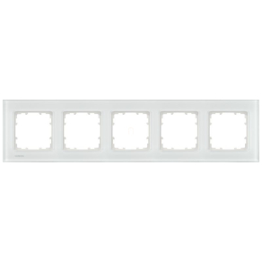 Siemens 5TG1205-1 5-ös keret, üveg, fehér, DELTA miro