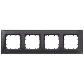 Siemens 5TG1204-2 4-es keret, üveg, fekete, DELTA miro