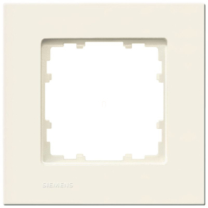   Siemens 5TG1111-3 1-es keret, krémfehér (RAL1013), DELTA miro