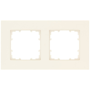   Siemens 5TG1112-3 2-es keret, krémfehér (RAL1013), DELTA miro