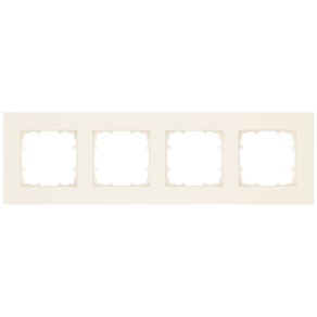   Siemens 5TG1114-3 4-es keret, krémfehér (RAL1013), DELTA miro