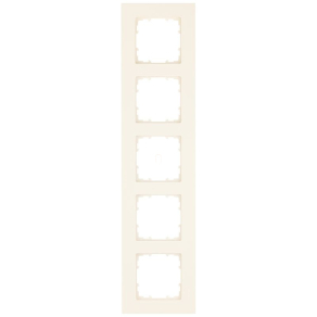   Siemens 5TG1115-3 5-ös keret, krémfehér (RAL1013), DELTA miro