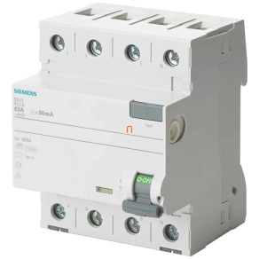 Siemens 5SV3644-6 FI-relé 40A 4P 300mA, A típus