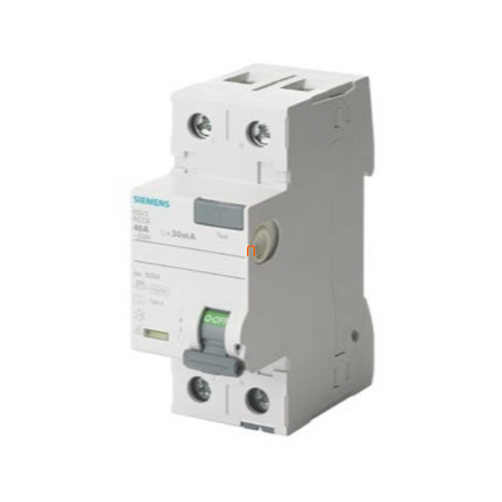 Siemens 5SV3312-6 FI-relé 25A 2P 30mA, A típus