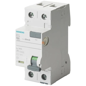 Siemens 5SV3316-6 FI-relé 63A 2P 30mA, A típus