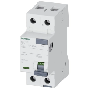 Siemens 5SV4312-0 FI-relé 25A 2P 30mA, AC típus