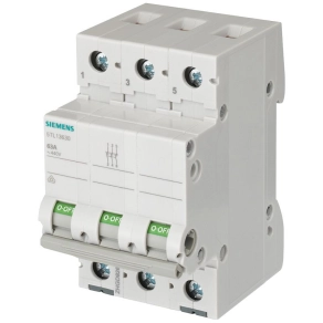 Siemens 5TL1363-0 moduláris leválasztó kapcsoló, 63A, 3P