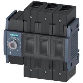   Siemens 3KD3230-2NE10-0 szakaszolókapcsoló 3P 125A, baloldali működtetés, kengyeles csatlakozó