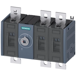   Siemens 3KD4230-0PE20-0 szakaszolókapcsoló 3P 400A, középső működtetés, lapos csatlakozó