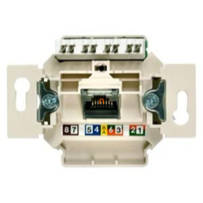 Siemens 5TG2027-1 1xRJ45 Cat.6a UTP aljzat, DELTA i-system
