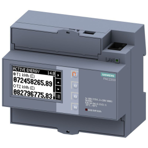   Siemens 7KM2200-2EA30-1EA1 SENTRON PAC2200 multiműszer, saját táplálású, Modbus TCP, MID hitelesítés nélkül