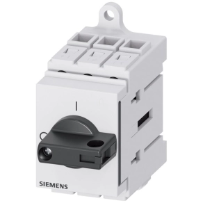   Siemens 3LD3030-0TK11 BE-KI kapcsoló, 3P, 16A, előlapra, fekete