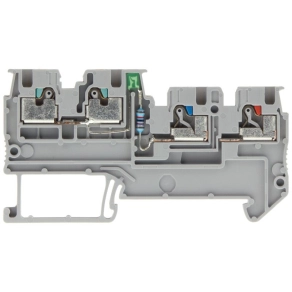   Siemens 8WH6003-0DE00 iniciátor sorkapocs, L+, L-,  A, 1,5mm2, szürke, rugós csatlakozás