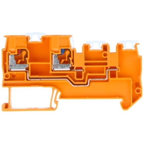   Siemens 8WH6003-0DF04 táp sorkapocs, L+, L-, 2,5mm2, narancs, rugós csatlakozás