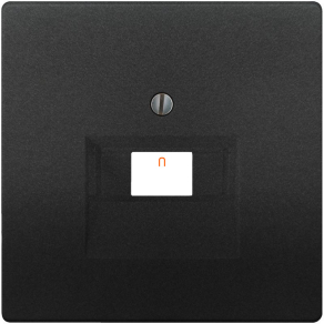   Siemens 5TG1394-0AC 1/2xRJ11/45 fedlap, Rutenbeck-hez, Antracite Cosso (RAL7016), DELTA style