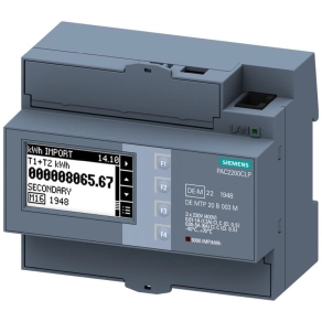   Siemens 7KM2200-2EA00-1JB1 SENTRON PAC2200 multiműszer, saját táplálású,, Modbus TCP, MID + PTB-A50.7 hitelesítés