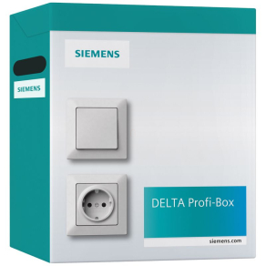   Siemens 5UB1518-0KA szakmai dugalj csomag (100 db 5UB1518 (GYV)), titánfehér (RAL9010), DELTA i-system
