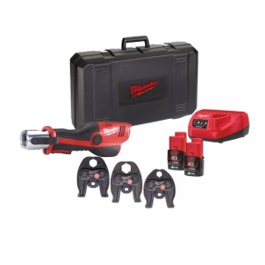   Milwaukee M12 hidraulikus prés 3db V-profilú préspofával M12 HPT-202C V-KIT 4933443100