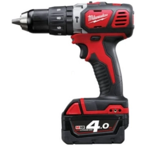   Milwaukee M18 kompakt ütvefúró-csavarozó 2x4.0Ah akkumulátorral, töltővel, kofferrel M18 BPD-402C 4933443520