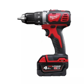   Milwaukee M18 kompakt fúrócsavarozó 2x4.0Ah akkumulátorral, töltővel, kofferrel M18 BDD-402C 4933443565