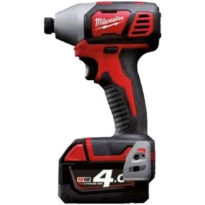   Milwaukee M18 kompakt 1/4 colos Hex ütvecsavarozó 2x4.0Ah akkumulátorral, töltővel, kofferrel M18 BID-402C 4933443580