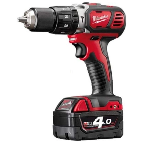   Milwaukee M18 kompakt ütvefúró-csavarozó 2x4.0Ah akkumulátorral, töltővel M18 BPD-402X 4933446192