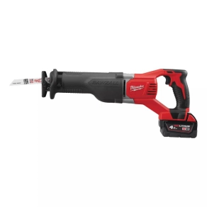   Milwaukee M18 szablyafűrész 2x4.0Ah akkumulátorral, töltővel, kofferrel M18 BSX-402C 4933447285