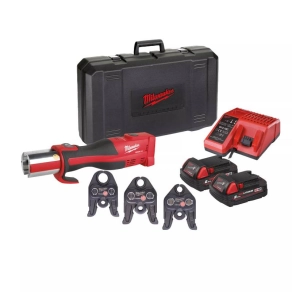   Milwaukee M18 hidraulikus prés, TH préspofákkal 2x2.0Ah akkuval, töltővel, kofferrel M18 BLHPT-202C TH-SET 4933451135