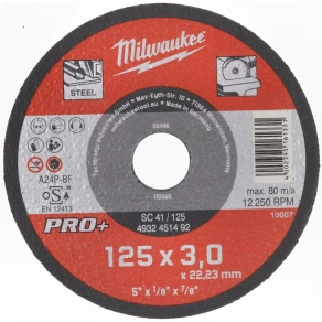   Milwaukee vágókorong fémhez 180X3 egyenes SC41 PRO+ 4932451493