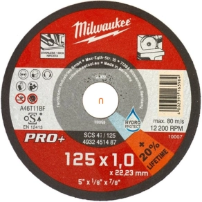 Milwaukee vágókorong fémhez 125x1 SC41 PRO+ (4932451487)