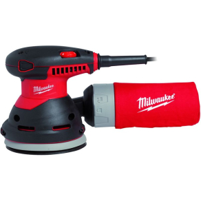   Milwaukee Excenter csiszológép 125mm, 300W, 7000-12000 ford/perc, 4m-es kábellel, szerszámtáskával ROS 125 E 4933433180
