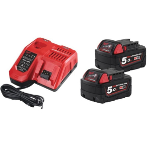   Milwaukee M18 NRG-502 M18 NRG szett (2x5.0Ah akkumulátor,M12-18 FC töltő) 4933459217