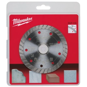 Milwaukee gyémánt vágótárcsa DUT 115x22,2mm 4932399526