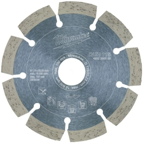 Milwaukee gyémánt vágótárcsa DUH 115x22,2mm 4932399539