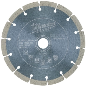 Milwaukee gyémánt vágótárcsa DUH 180x22,2mm 4932399541